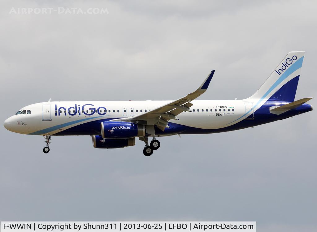 F-WWIN, 2013 Airbus A320-232 C/N 5641, C/n 5641 - To be VT-IFO