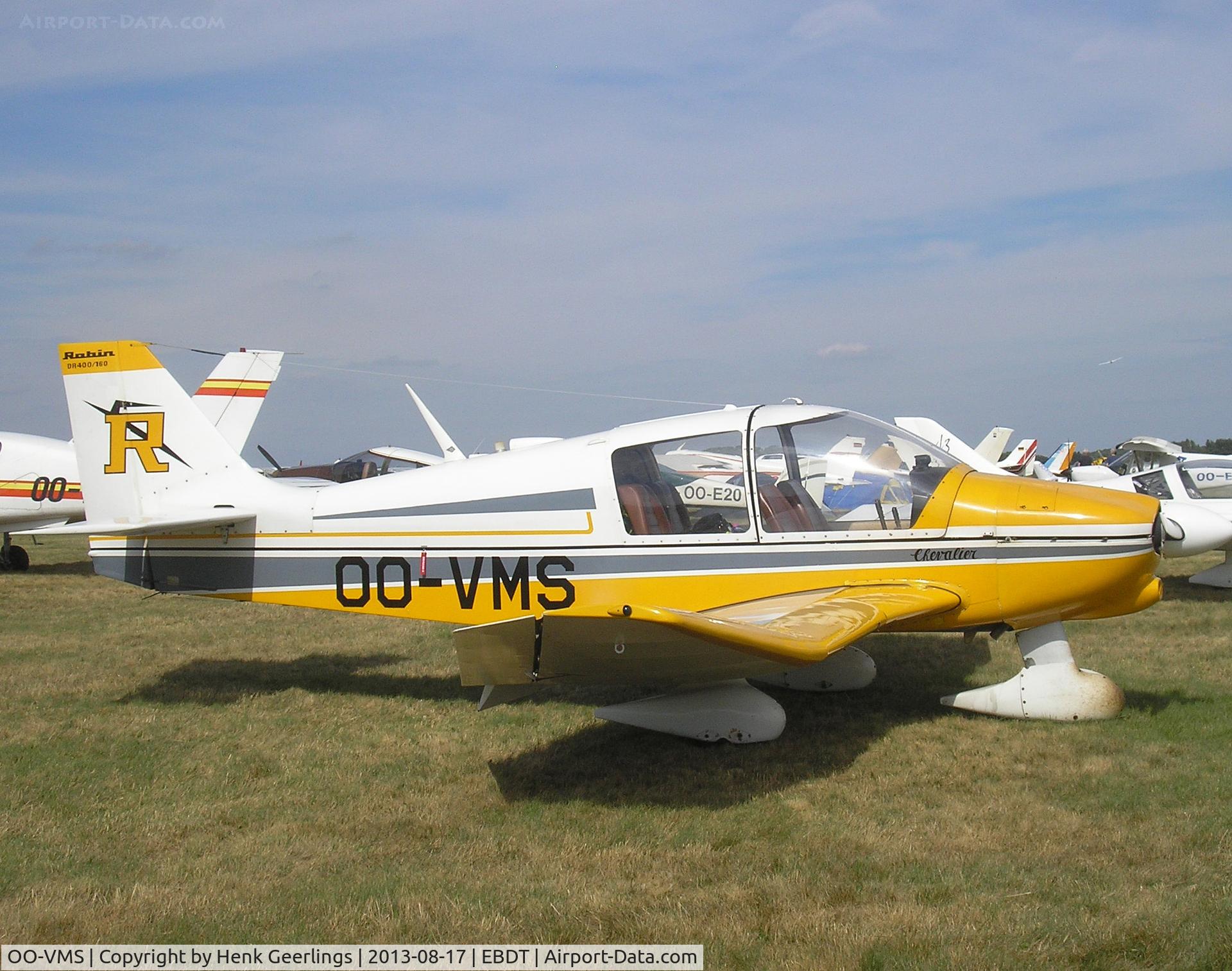OO-VMS, Robin DR-400-160 Chevalier C/N 1124, Schaffen - Diest Oldtimer Fly In , Belgium , Aug 2013