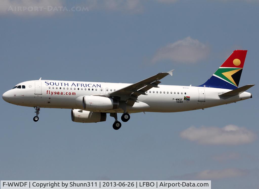 F-WWDF, 2013 Airbus A320-232 C/N 5680, C/n 5680 - To be ZS-SZB