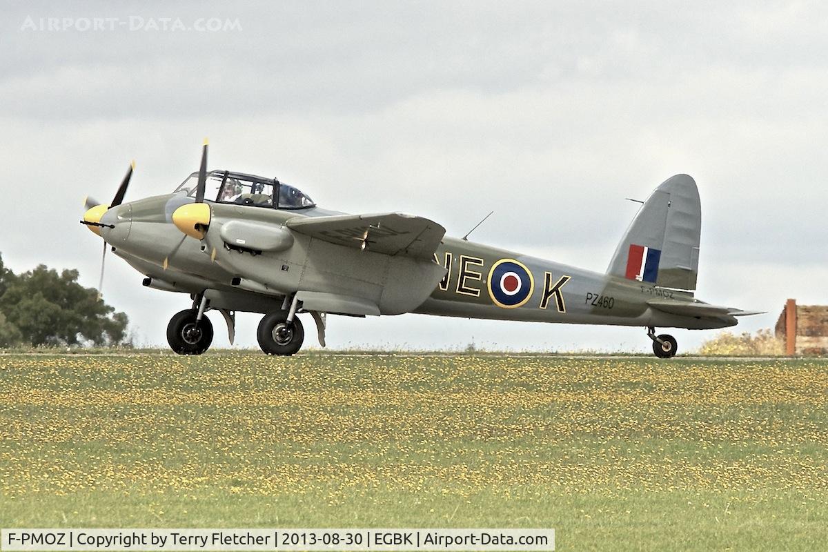 F-PMOZ, De Havilland (BBC) DH-98 Mosquito Replica C/N 1, At 2013 LAA Rally at Sywell
