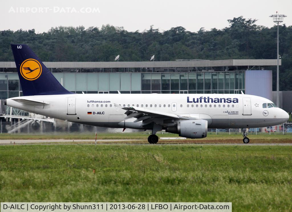 D-AILC, 1996 Airbus A319-114 C/N 616, Landing rwy 32L