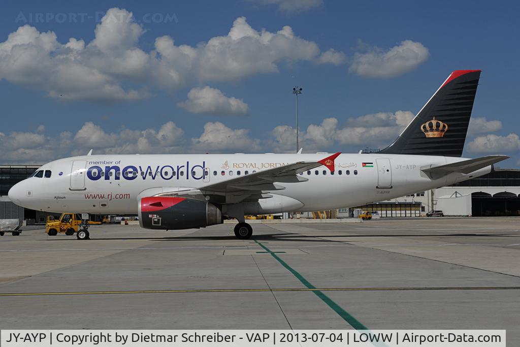 JY-AYP, 2009 Airbus A319-132 C/N 3832, Royal Jordanian Airbus 319