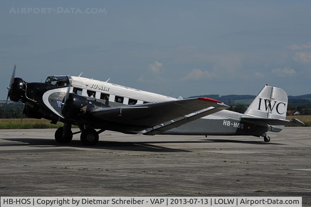 HB-HOS, 1939 Junkers Ju-52/3m g4e C/N 6580, Ju AIr Ju52