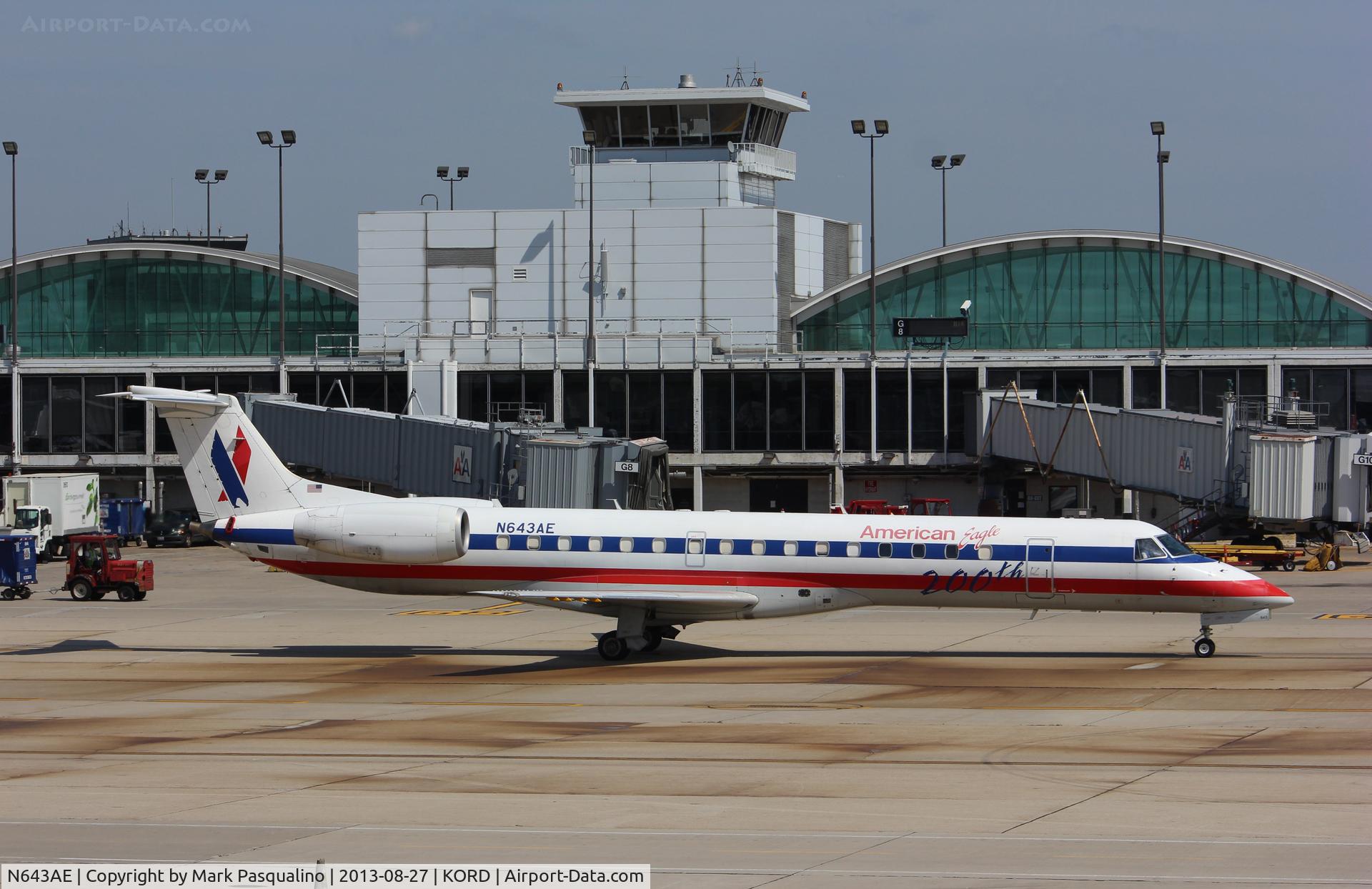 N643AE, 1999 Embraer ERJ-145LR (EMB-145LR) C/N 145200, EMB-145LR