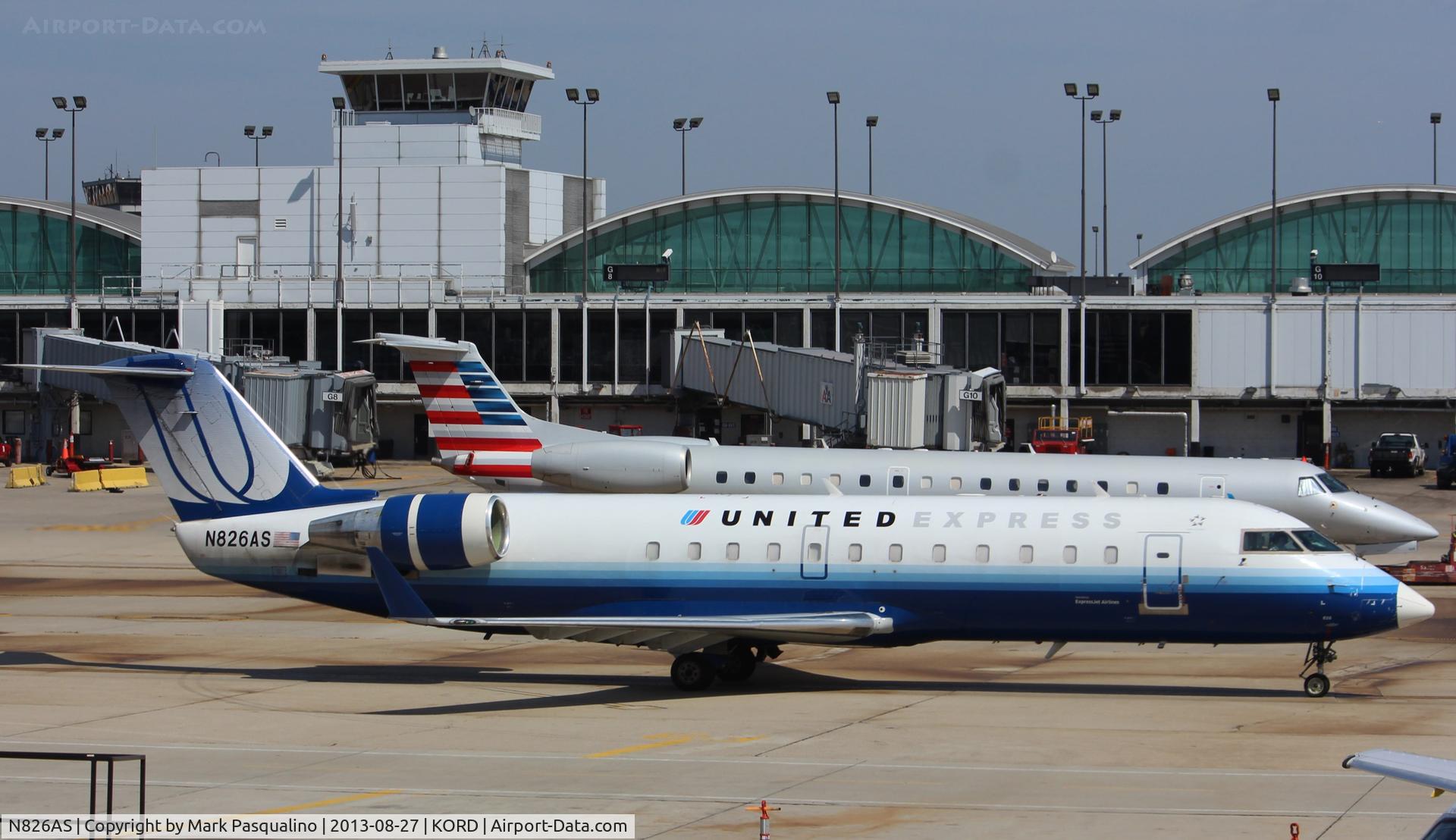 N826AS, 1997 Canadair CRJ-200ER (CL-600-2B19) C/N 7210, CL-600-2B19