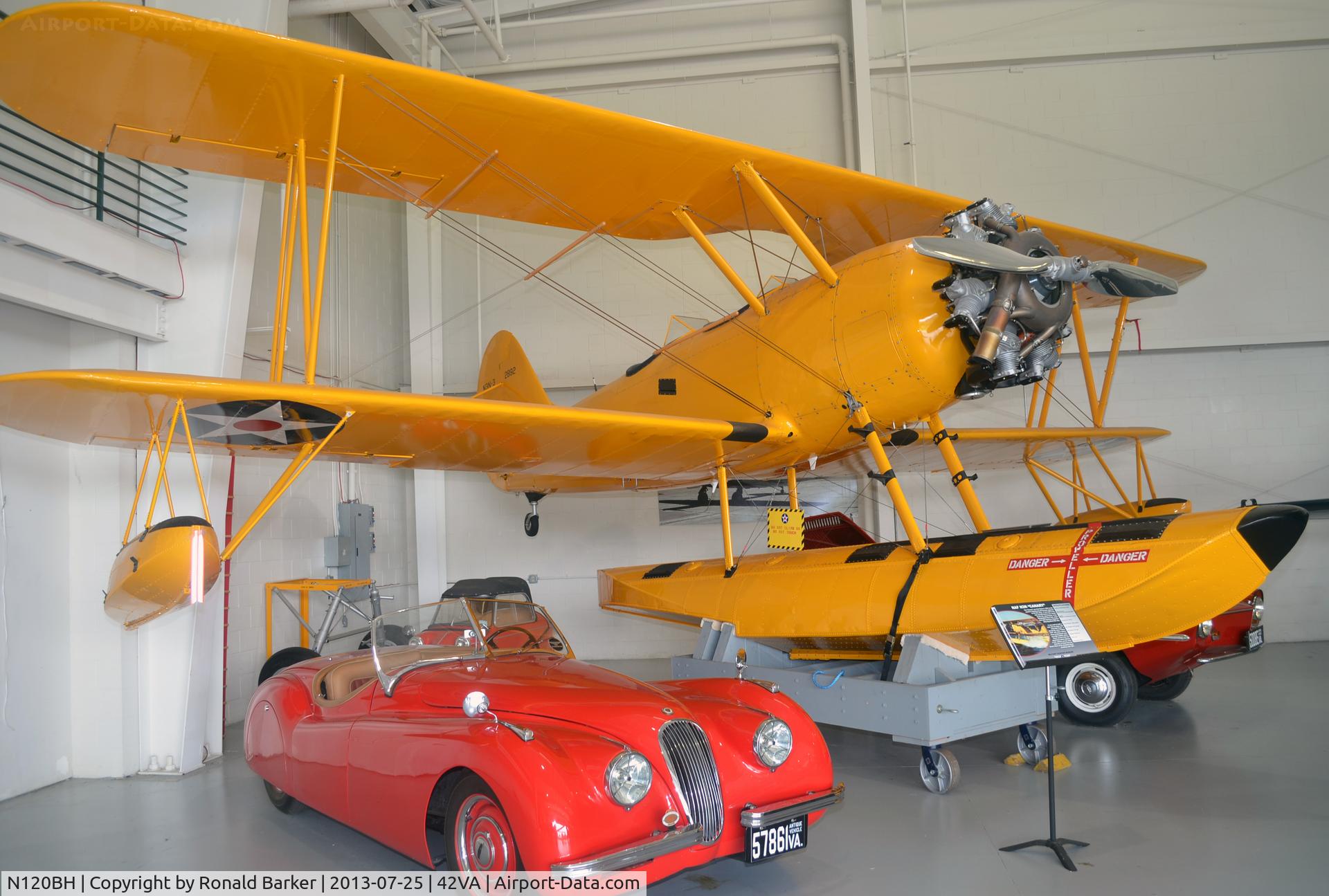 N120BH, 1941 Naval Aircraft Factory N3N-3 C/N 2892, Military Aviation Museum, Pungo, VA