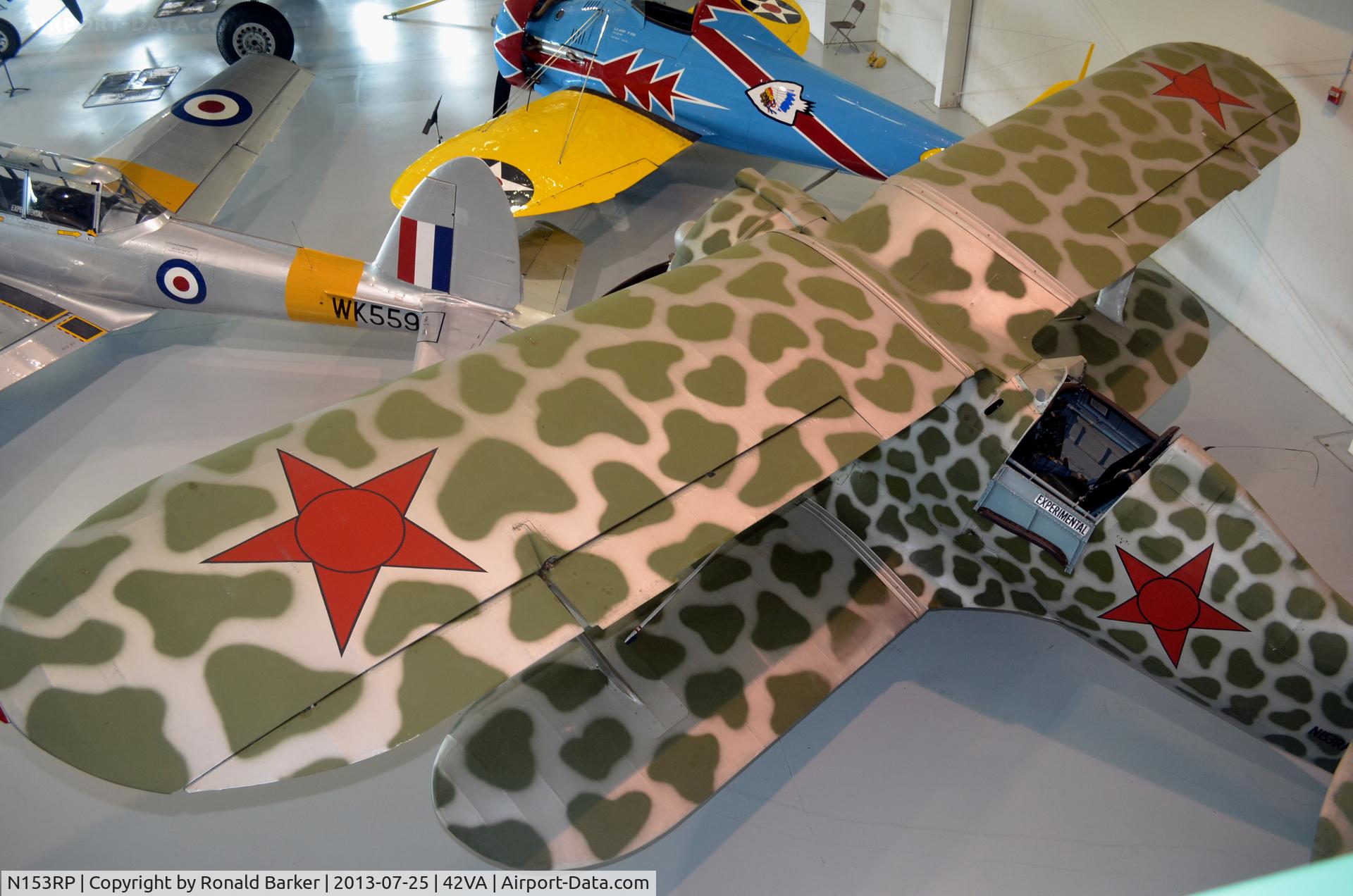 N153RP, 1938 Polikarpov I-153 Chaika C/N 6316, Military Aviation Museum, Pungo, VA