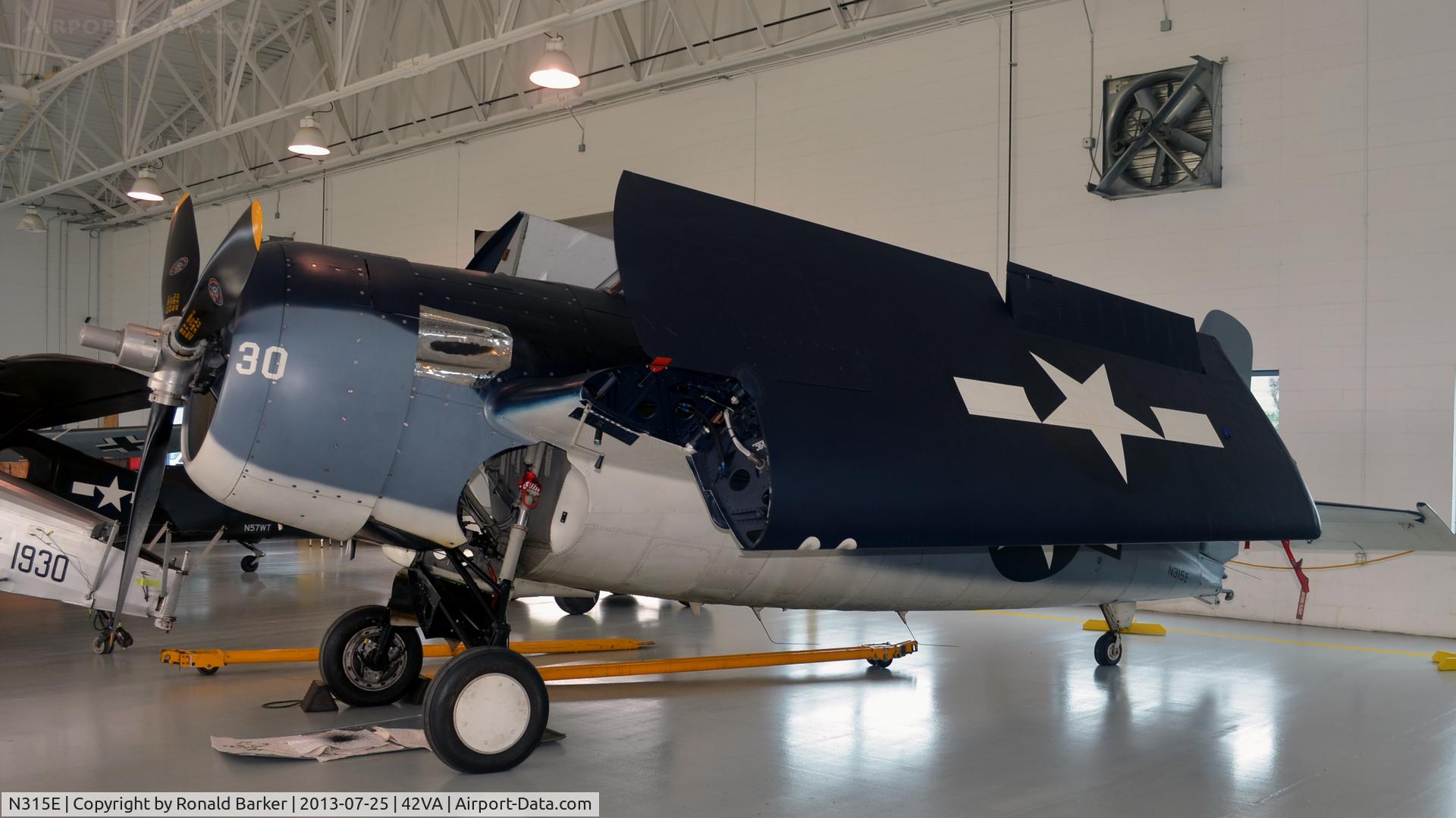 N315E, 1952 General Motors (Grumman) FM-2 Wildcat C/N Not found N315E (USN47030), Military Aviation Museum, Pungo, VA