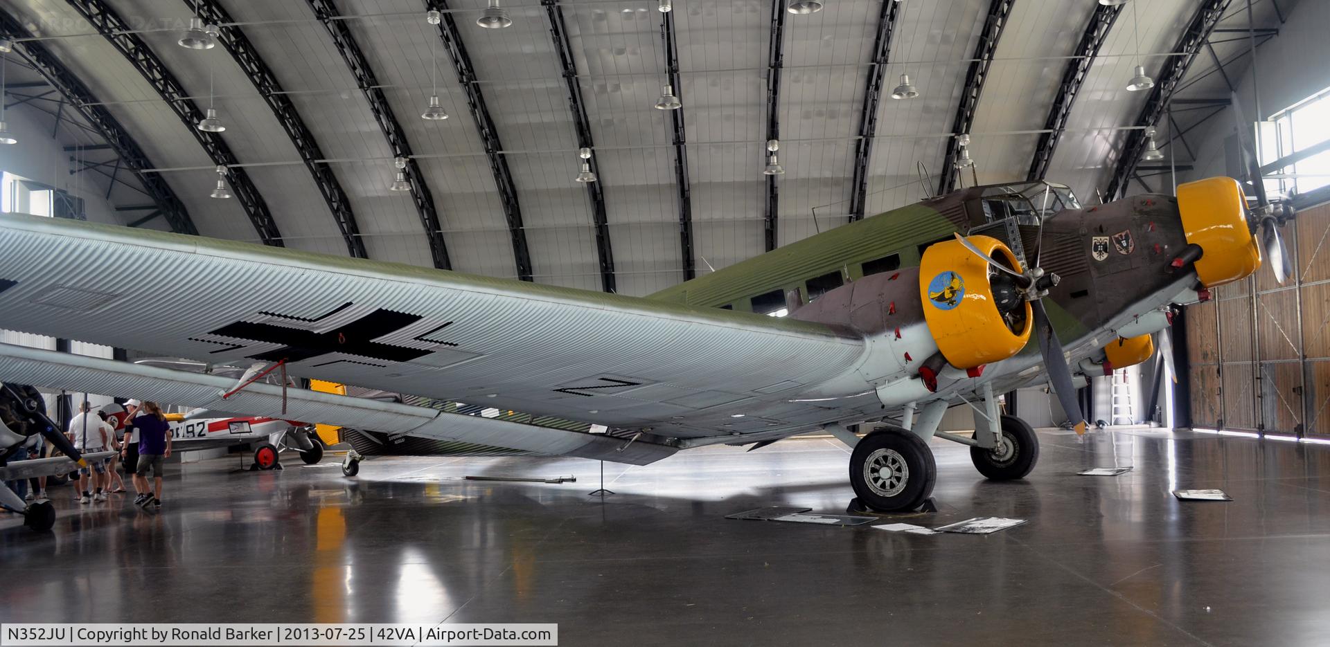 N352JU, 1941 Junkers (CASA) 352L (Ju-52) C/N 67, Military Aviation Museum, Pungo, VA