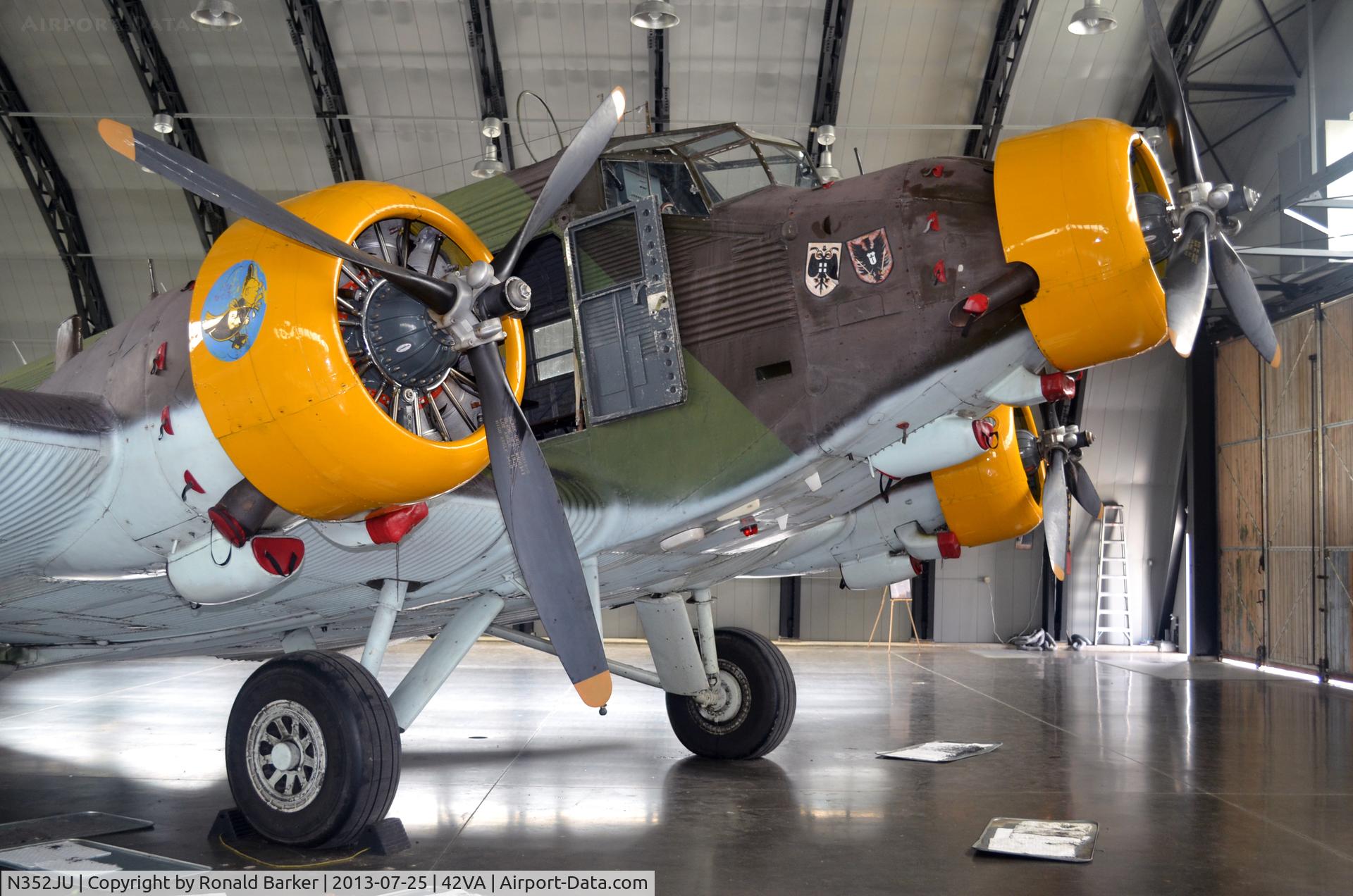 N352JU, 1941 Junkers (CASA) 352L (Ju-52) C/N 67, Military Aviation Museum, Pungo, VA