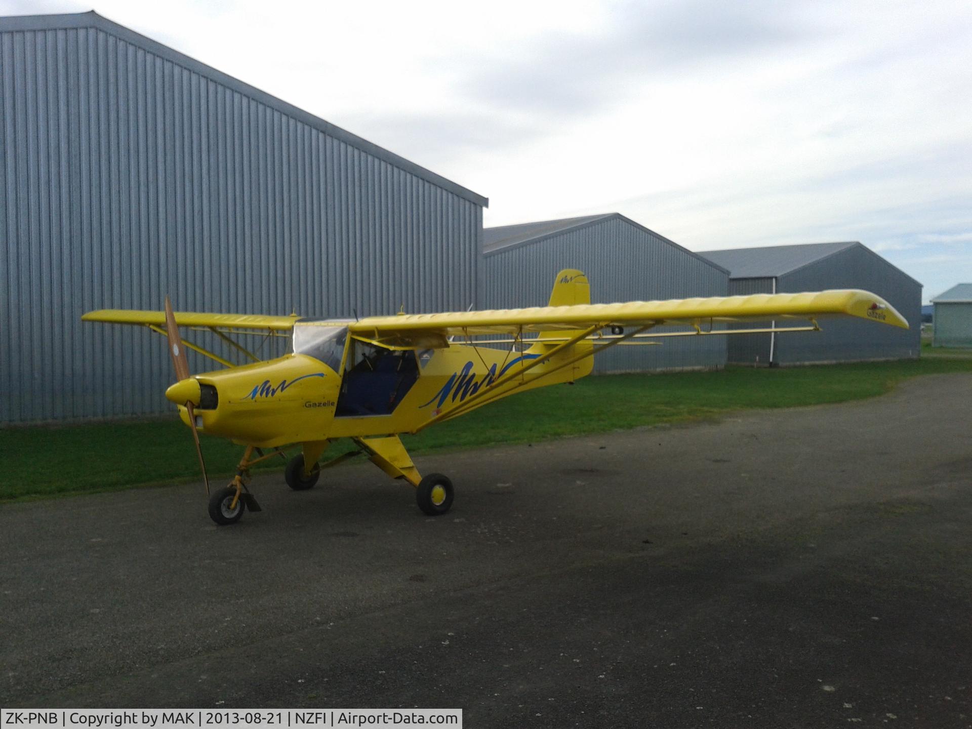 ZK-PNB, Skyfox CA25N Gazelle C/N CA25N014, Taonui Aerodrome, Feilding, New Zealand