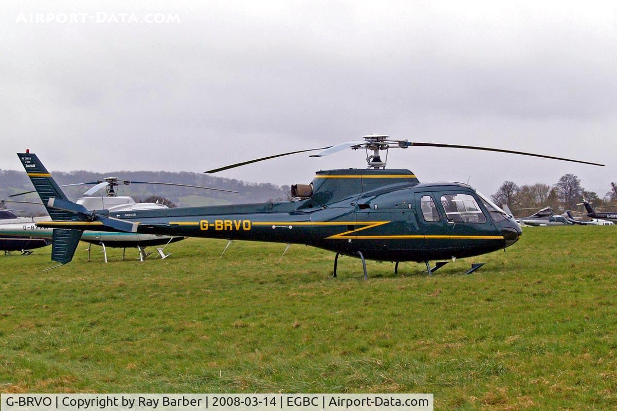G-BRVO, 1990 Aerospatiale AS-350B Ecureuil C/N 2315, Aerospatiale AS.350B Ecureuil [2315] Cheltenham~G 14/03/2008