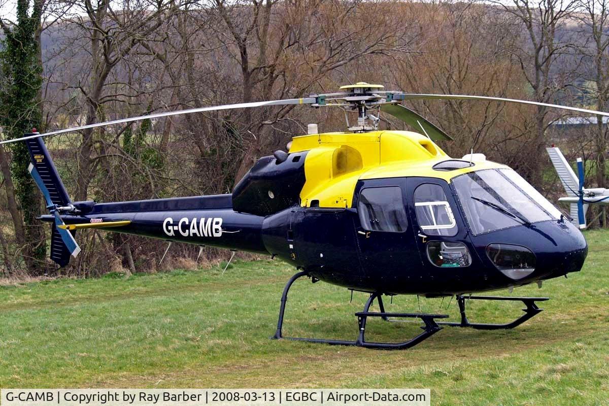 G-CAMB, 1989 Aerospatiale AS-355F-2 Ecureuil 2 C/N 5416, Aerospatiale AS.355F2 Ecureuil II [5416] Cheltenham~G 13/03/2008