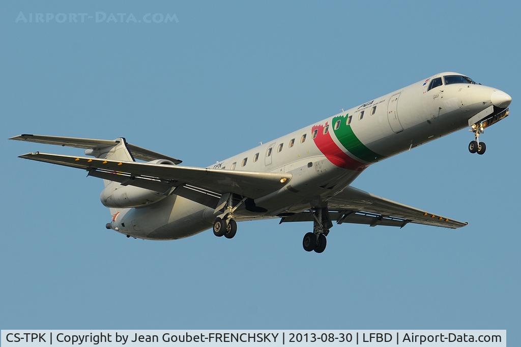 CS-TPK, 1998 Embraer EMB-145EP (ERJ-145EP) C/N 145041, from LIS