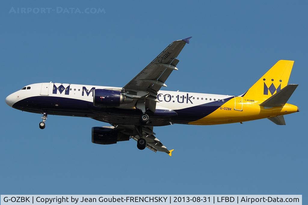 G-OZBK, 2000 Airbus A320-214 C/N 1370, ZB5476 from Manchester