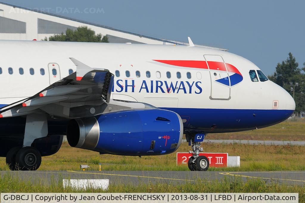 G-DBCJ, 2006 Airbus A319-131 C/N 2981, BA2787 holding point Alpha