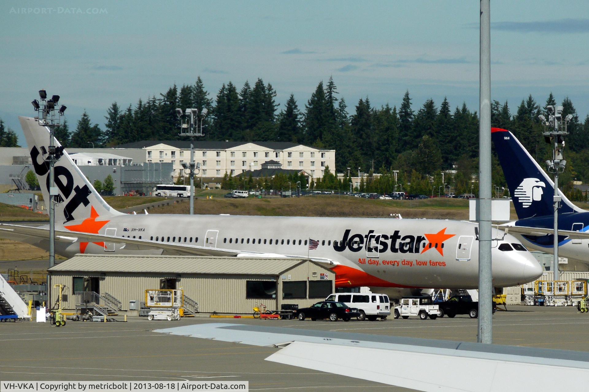 VH-VKA, 2013 Boeing 787-8 Dreamliner C/N 36227, at Paine Field,Everett