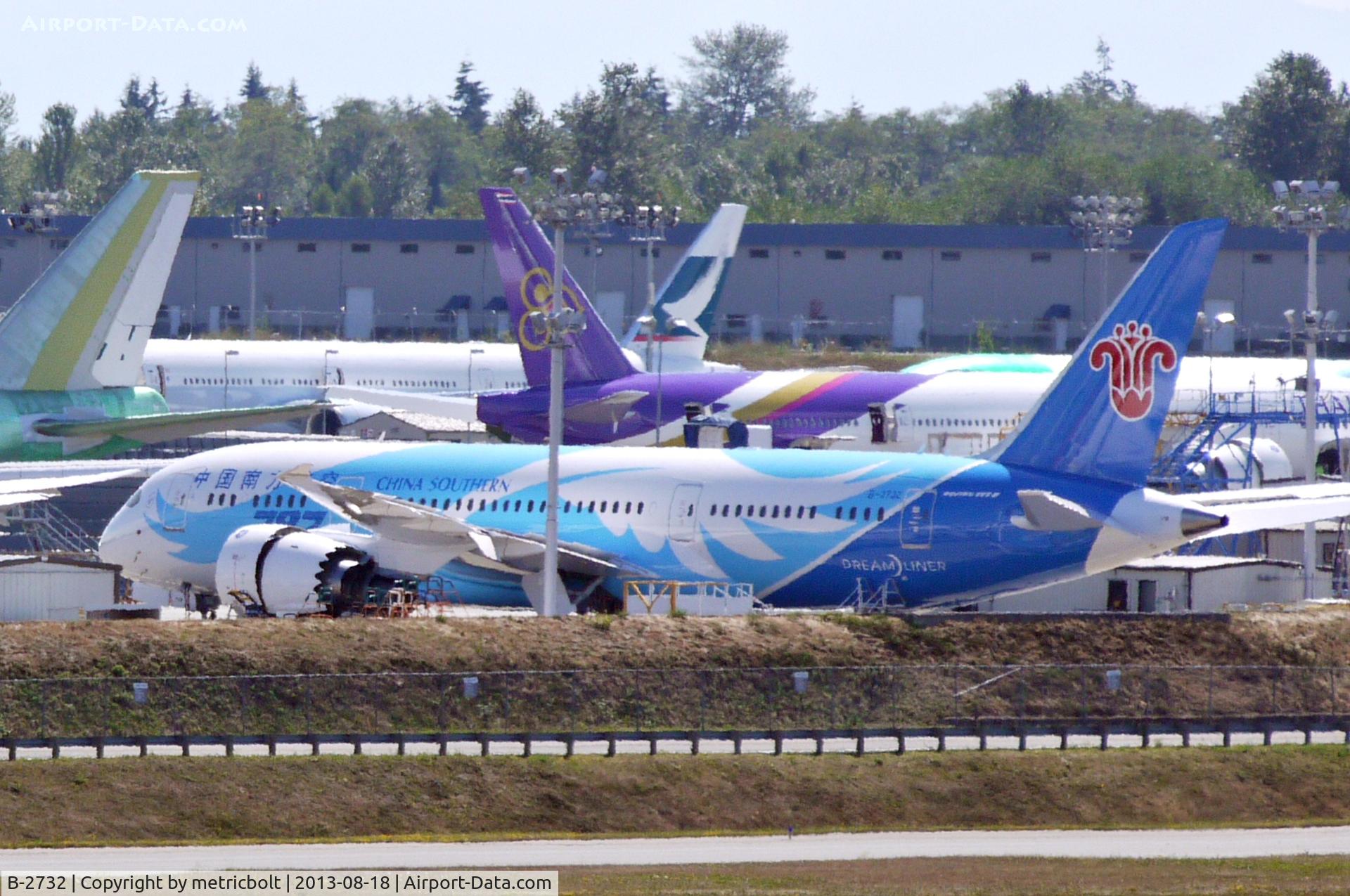 B-2732, 2013 Boeing 787-8 Dreamliner C/N 34926, At Paine Field,Everett