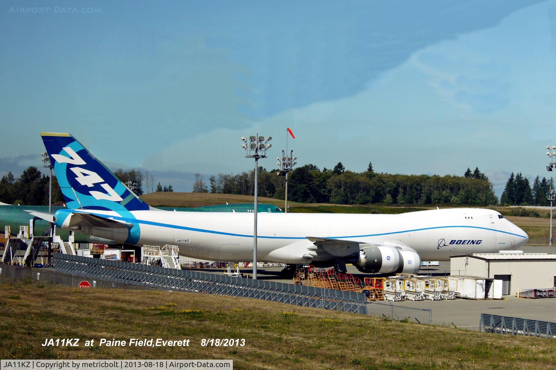 JA11KZ, 2010 Boeing 747-8KZF C/N 36136, At Paine Field,Everett