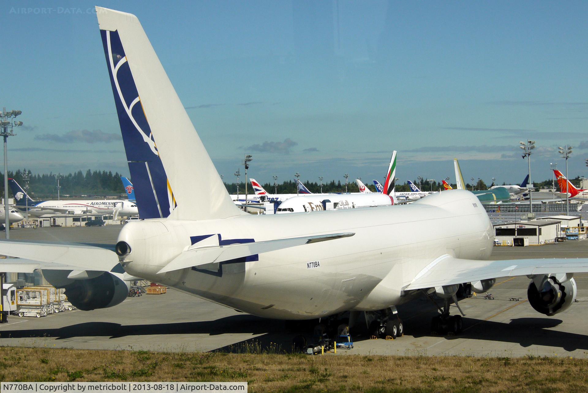 N770BA, 2011 Boeing 747-87UF C/N 37564, At Paine Field,Everett