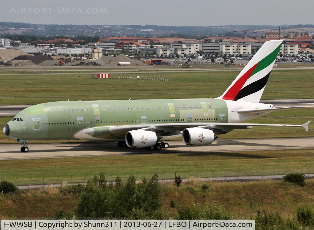 F-WWSB, 2013 Airbus A380-861 C/N 141, C/n 0139 - For Emirates as A6-EEQ
