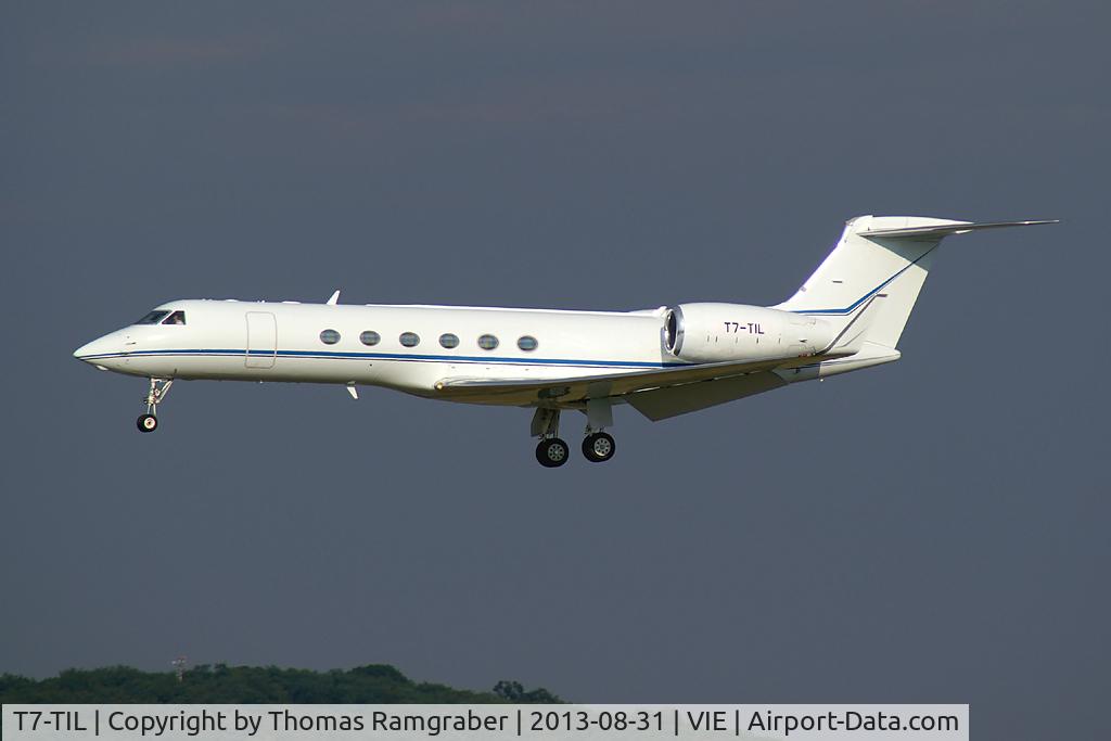 T7-TIL, 1997 Gulfstream Aerospace G-V C/N 529, private G550