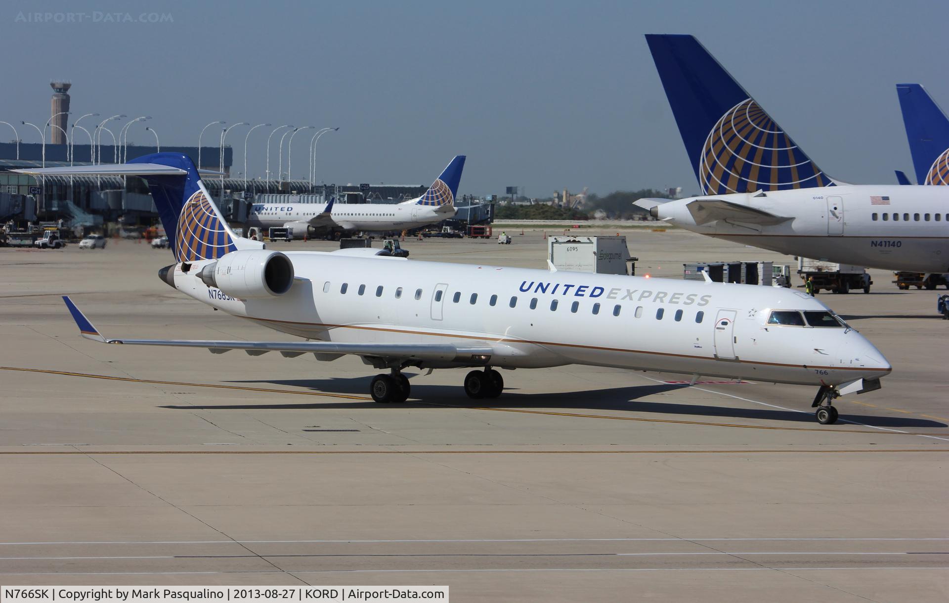 N766SK, 2005 Bombardier CRJ-702 (CL-600-2C10) Regional Jet C/N 10232, CL-600-2C10