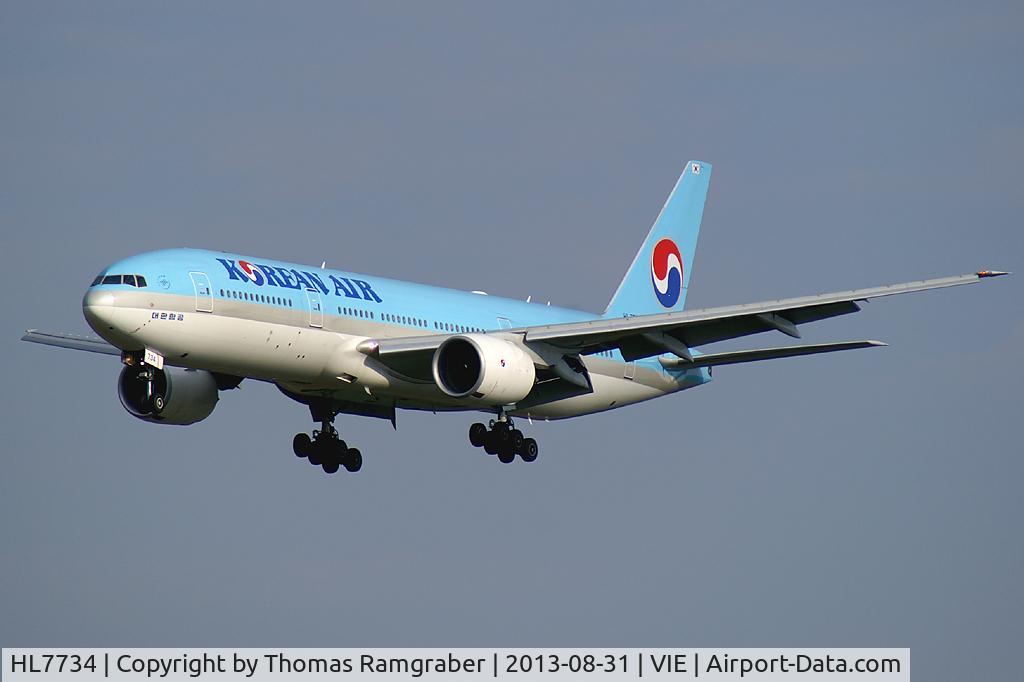 HL7734, 2008 Boeing 777-2B5/ER C/N 34207, Korean Air Boeing 777-200