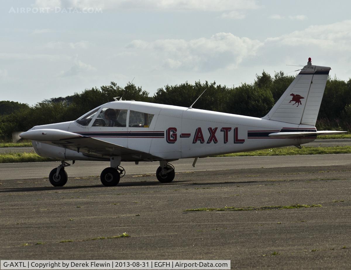 G-AXTL, 1969 Piper PA-28-140 Cherokee C/N 28-26247, visiting Cherokee from the Bristol And Wessex Aeroplane Club Ltd, Bristol.