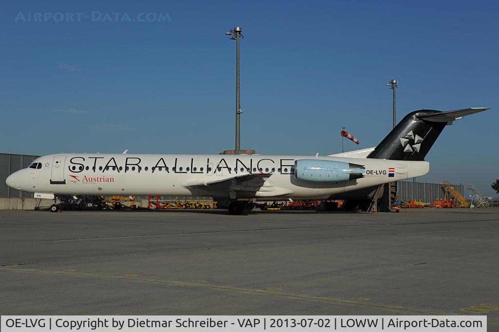 OE-LVG, 1994 Fokker 100 (F-28-0100) C/N 11520, Austrian Airlines Fokker 100