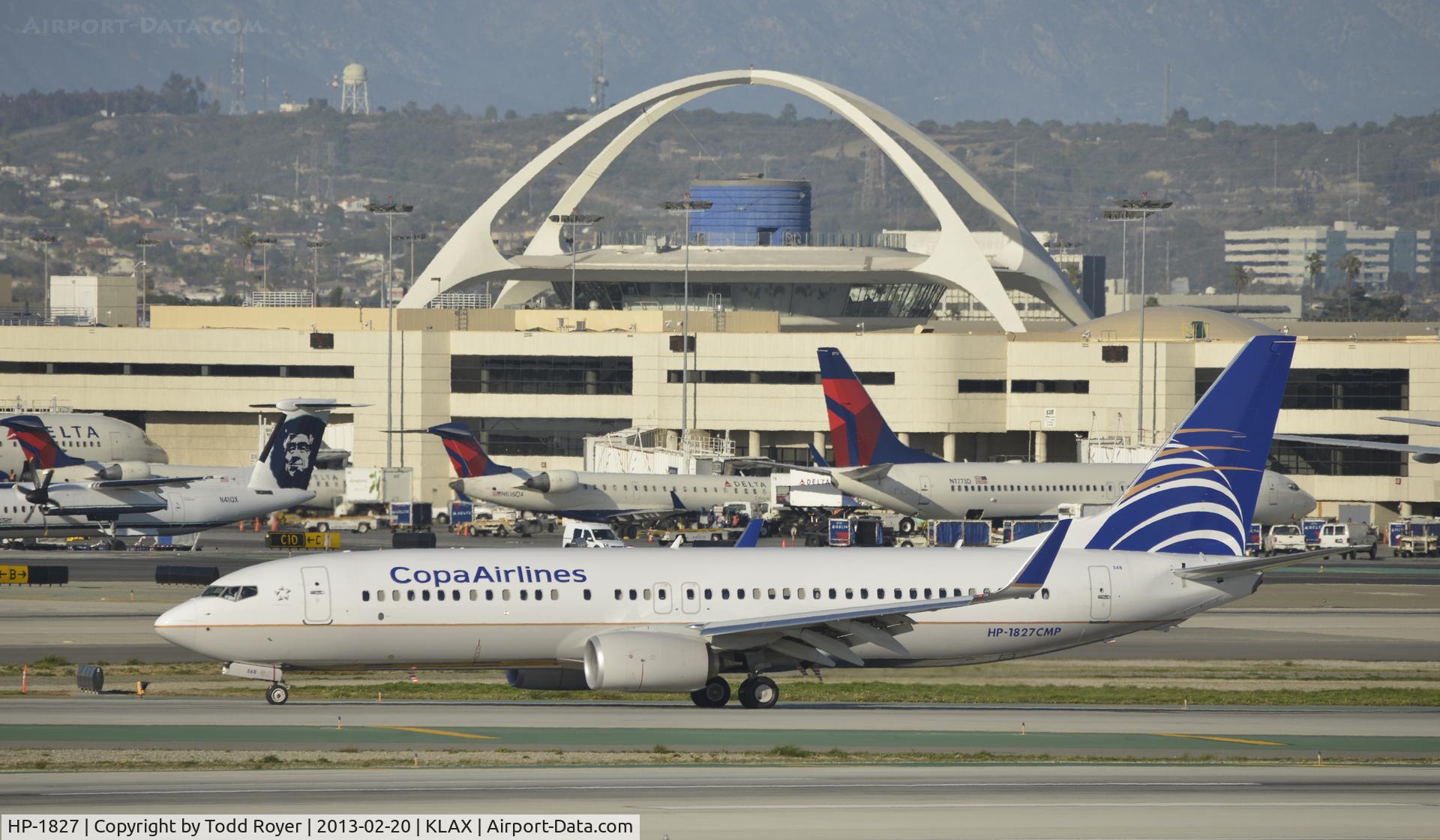 HP-1827, 2012 Boeing 737-8V3 C/N 38142, Arriving at LAX