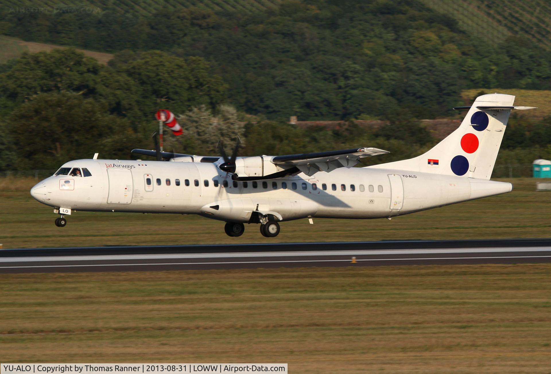 YU-ALO, 1990 ATR 72-202 C/N 186, JAT ATR72