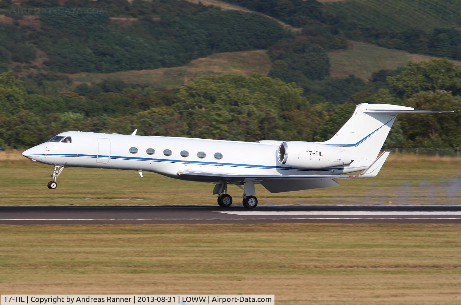 T7-TIL, 1997 Gulfstream Aerospace G-V C/N 529, private Gulfstream G450
