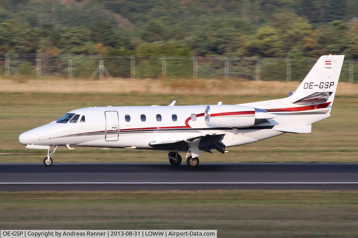 OE-GSP, 2008 Cessna 560XL Citation XLS C/N 560-5756, Avcon Jet Cessna 560XL