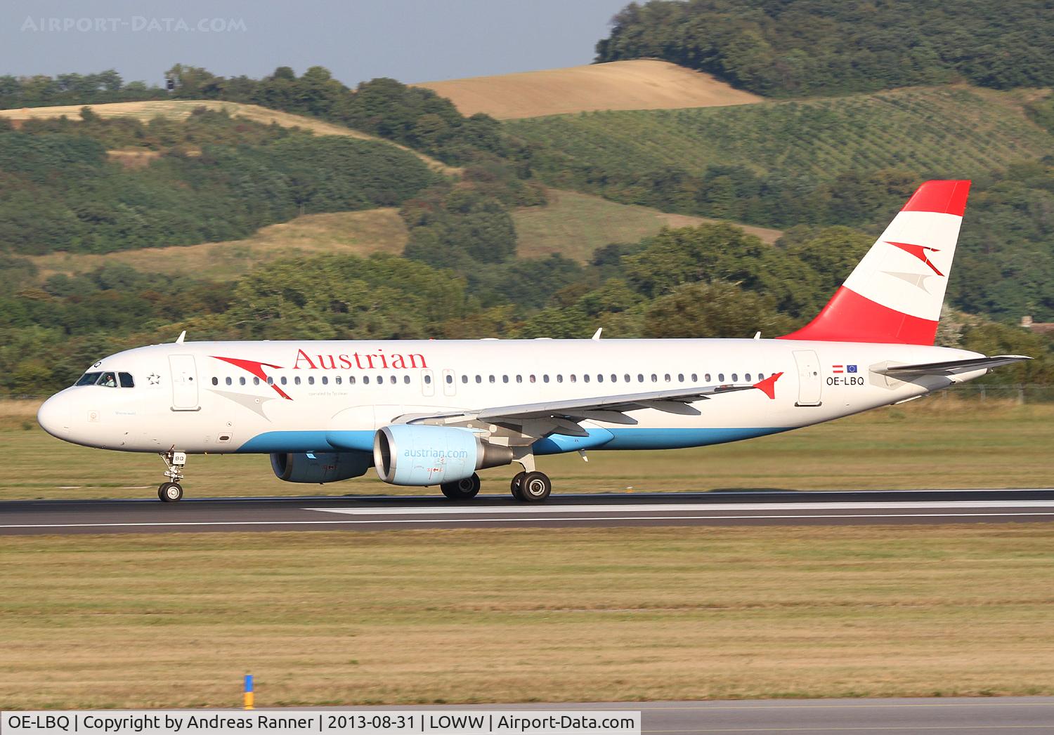 OE-LBQ, 1999 Airbus A320-214 C/N 1137, Austrian Airlines A320