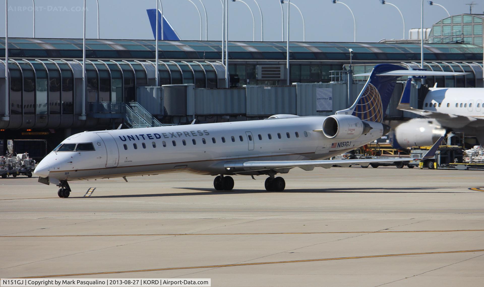 N151GJ, 2005 Bombardier CRJ-702 (CL-600-2C10) Regional Jet C/N 10216, CL-600-2C10