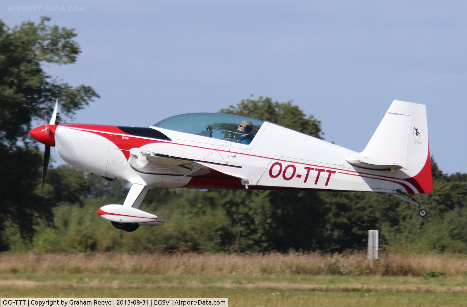 OO-TTT, 2009 Extra EA-300/200 C/N 1042, Just getting airbourne.