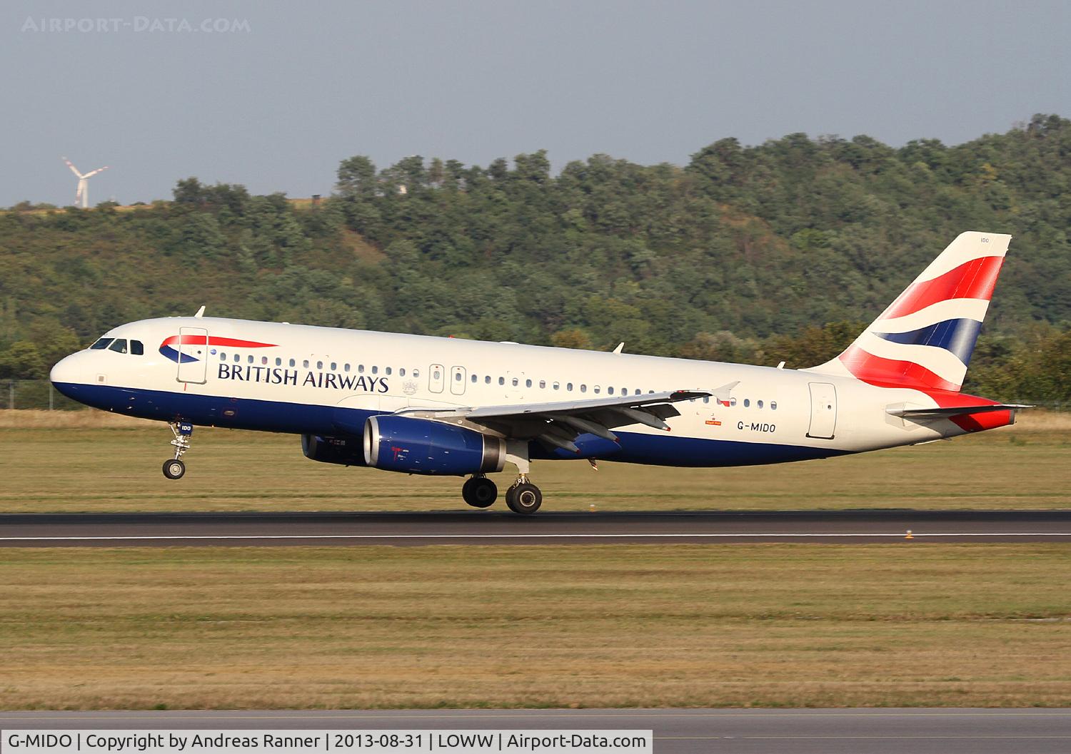 G-MIDO, 2002 Airbus A320-232 C/N 1987, British Airways A320