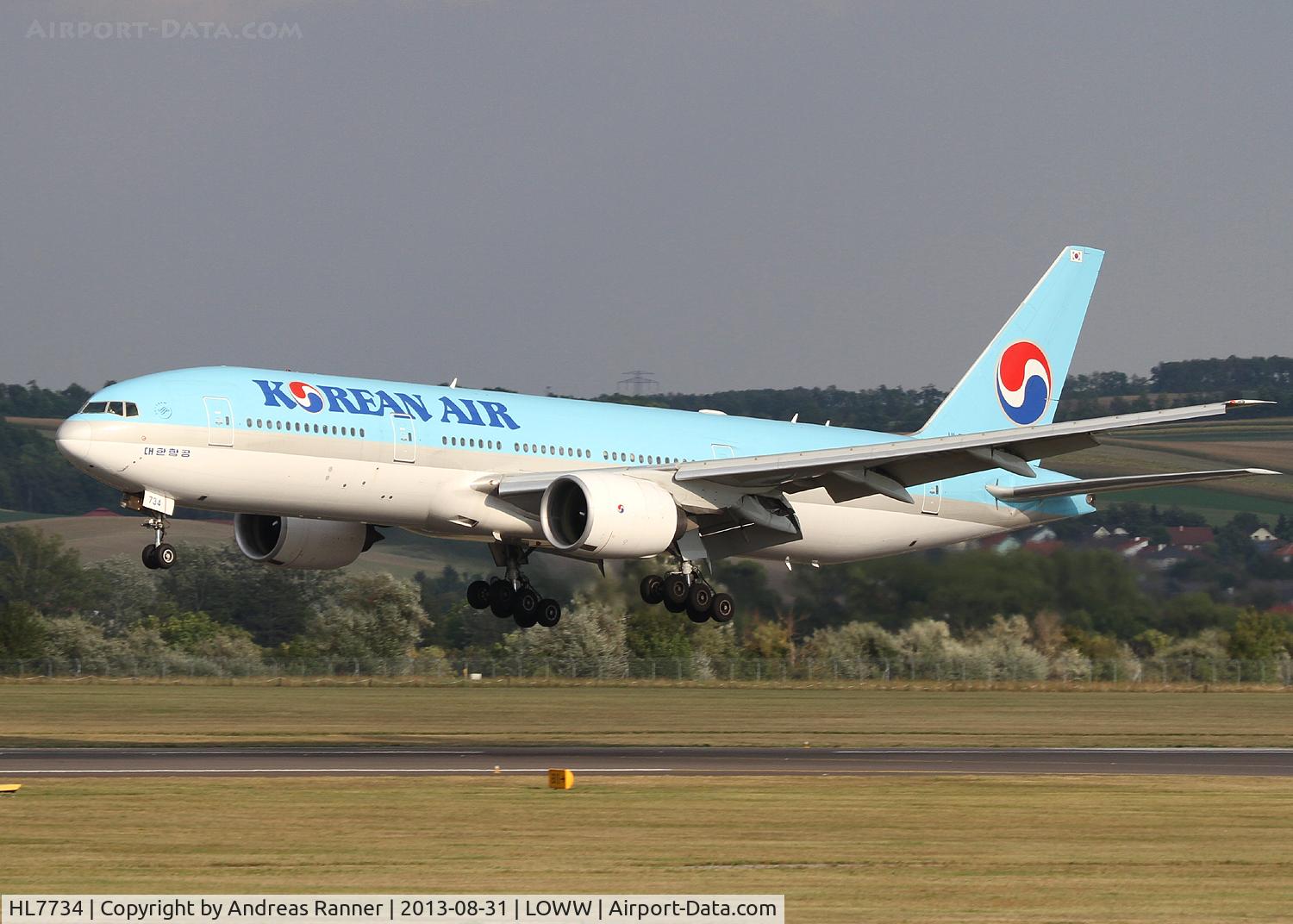 HL7734, 2008 Boeing 777-2B5/ER C/N 34207, Korean Air B777