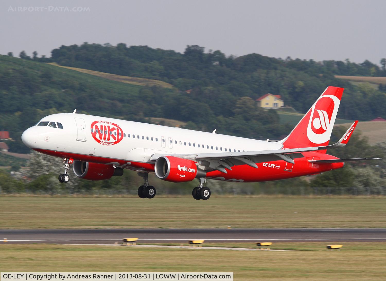 OE-LEY, 2013 Airbus A320-214 C/N 5648, Niki - Air Berlin A320