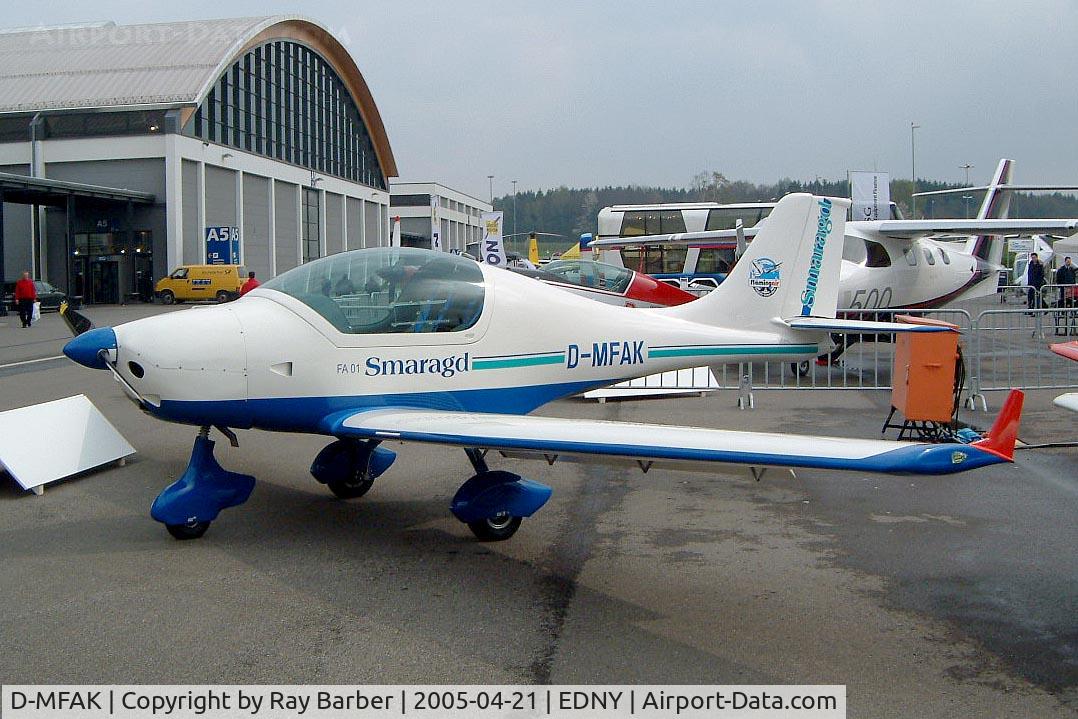 D-MFAK, Flaming Air FA-01 Smaragd C/N Not found D-MFAK, Flaming Air FA-01 Smaragd [Unknown] Friedrichshafen~D 21/04/2005