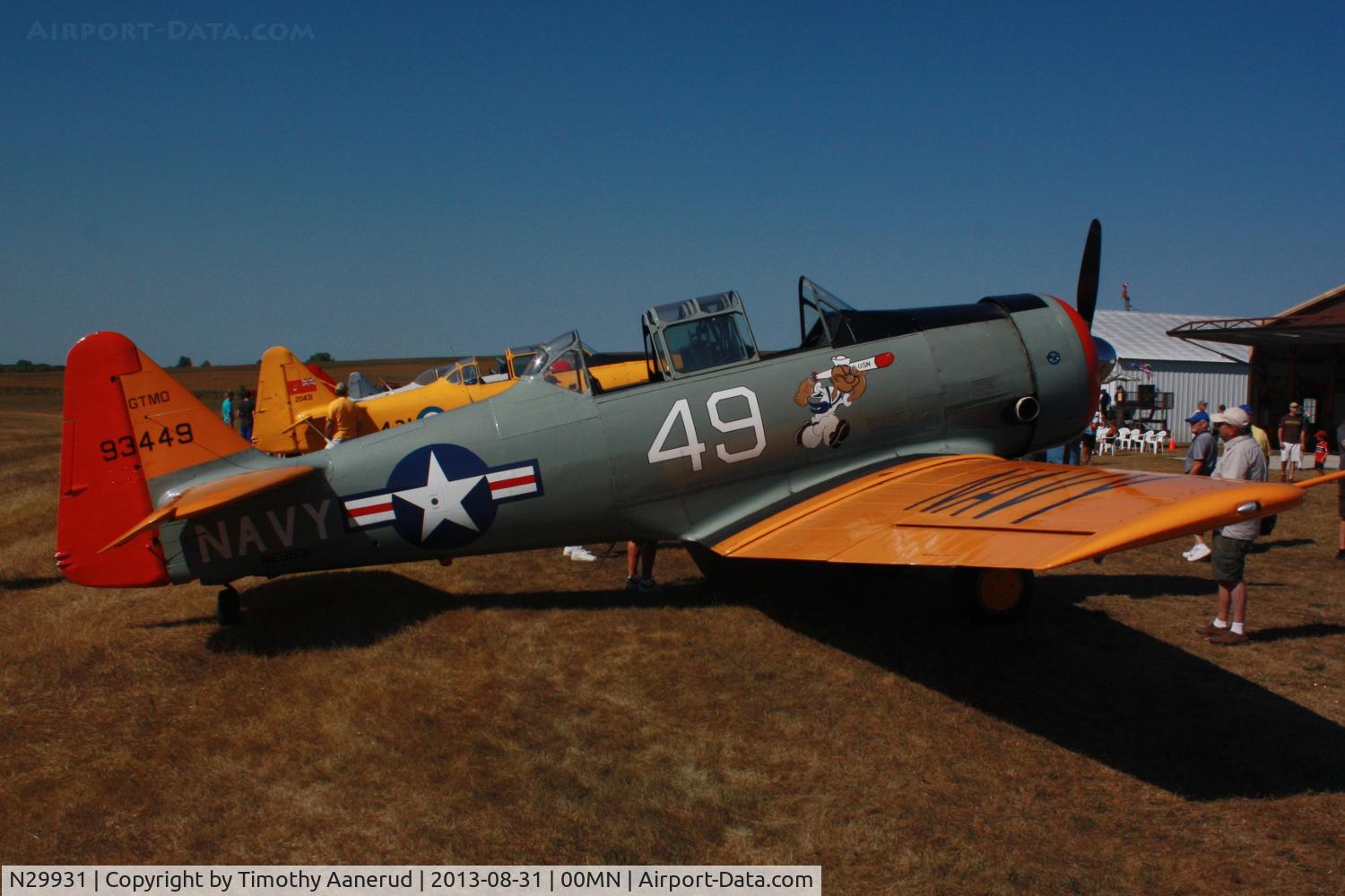 N29931, 1943 North American AT-6G Texan C/N 168-583 (49-3449), 1943 North American AT-6G, c/n: 49-3449