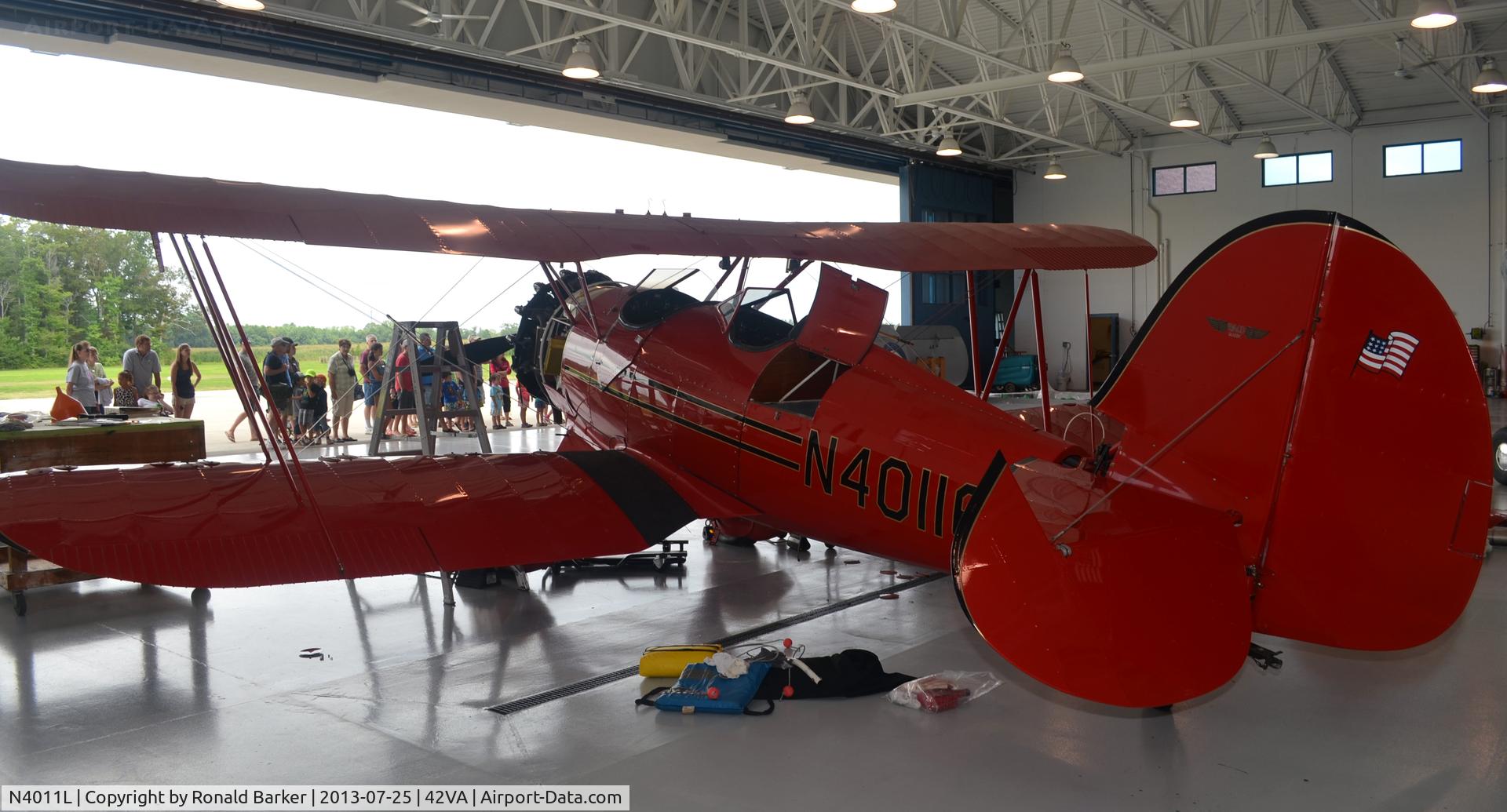 N4011L, 1978 Great Lakes 2T-1A-2 Sport Trainer C/N 0825, Military Aviation museum, Pungo, VA