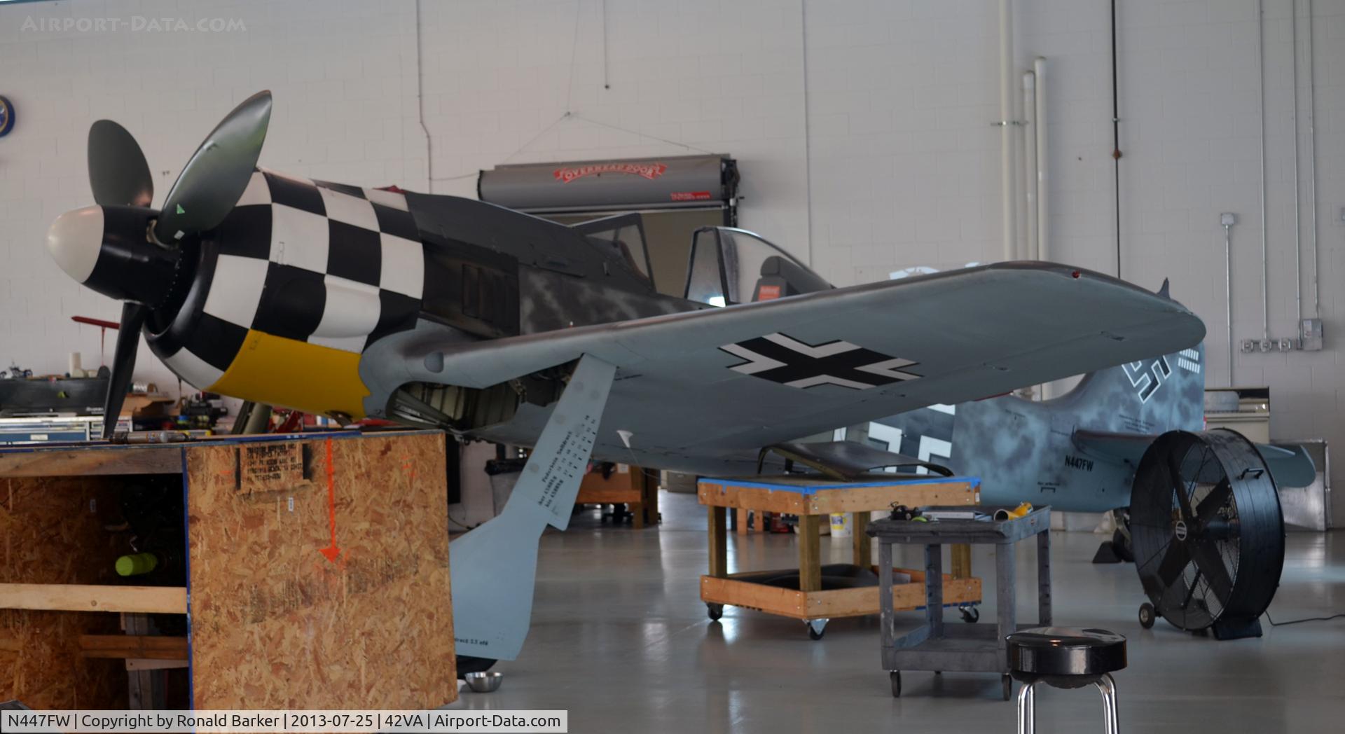 N447FW, Focke-Wulf Fw-190A-8 C/N 739447, Military Aviation Museum, Pungo, VA