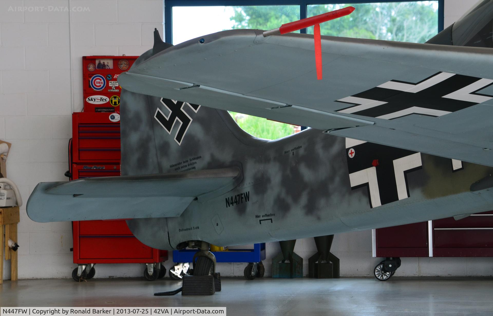 N447FW, Focke-Wulf Fw-190A-8 C/N 739447, Military Aviation Museum, Pungo, VA