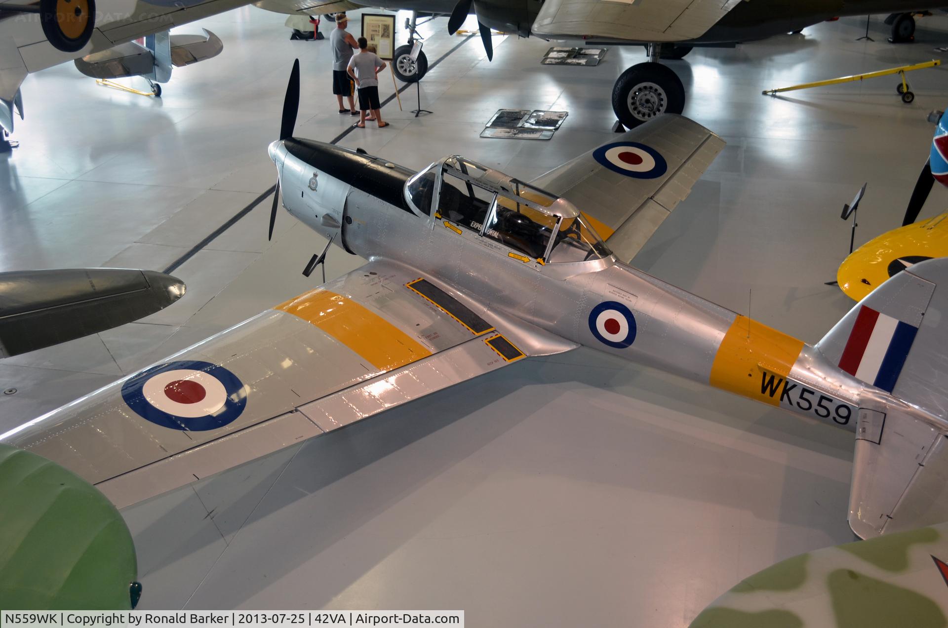 N559WK, 1952 De Havilland DHC-1 Chipmunk T.10 C/N C1/0576, Military Aviation Museum, VA