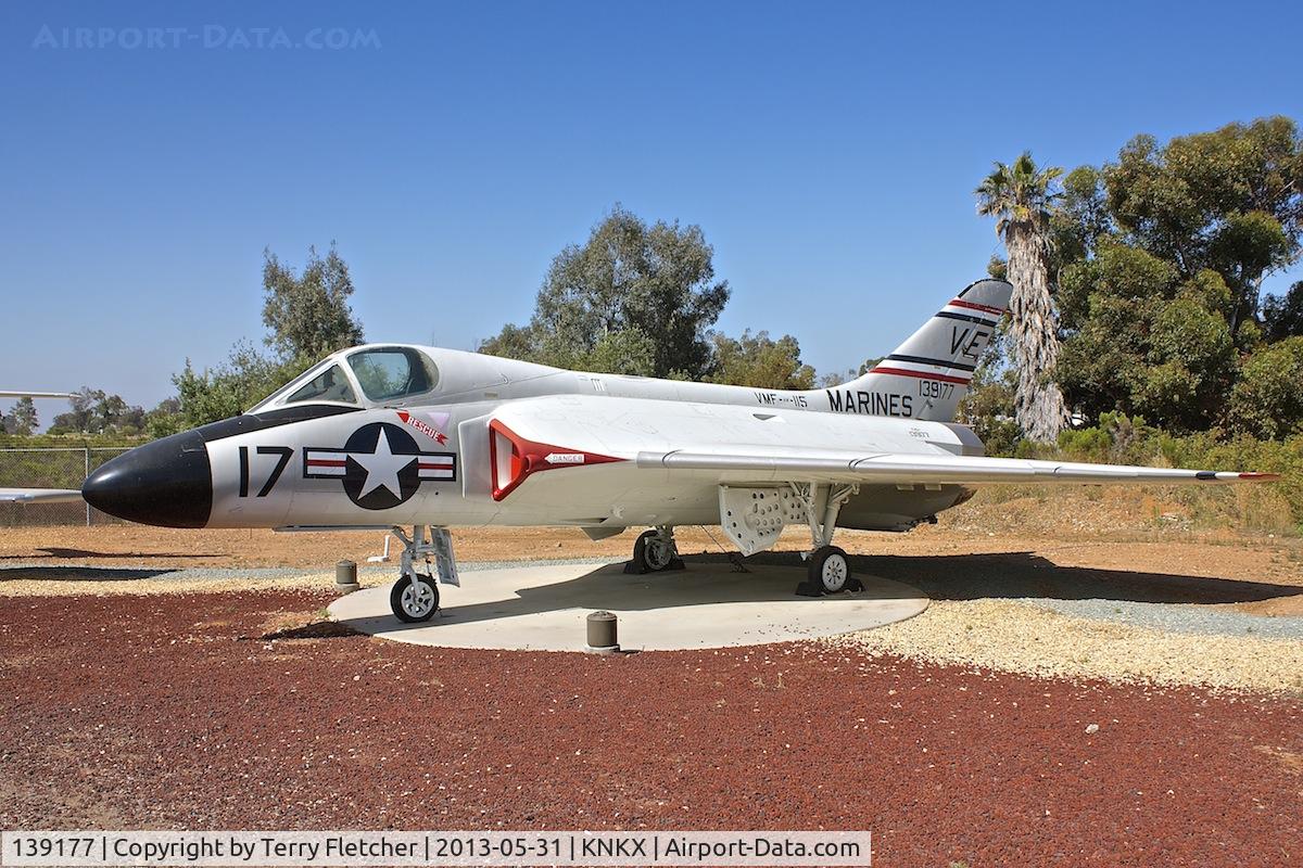 139177, Douglas F-6A Skyray C/N 11251, Displayed at the Flying Leatherneck Aviation Museum in San Diego, California