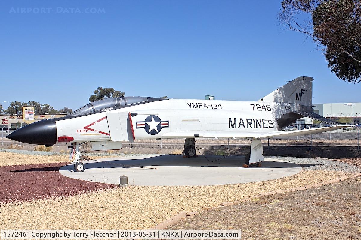 157246, McDonnell F-4J Phantom II C/N 3615, Displayed at the Flying Leatherneck Aviation Museum in San Diego, California