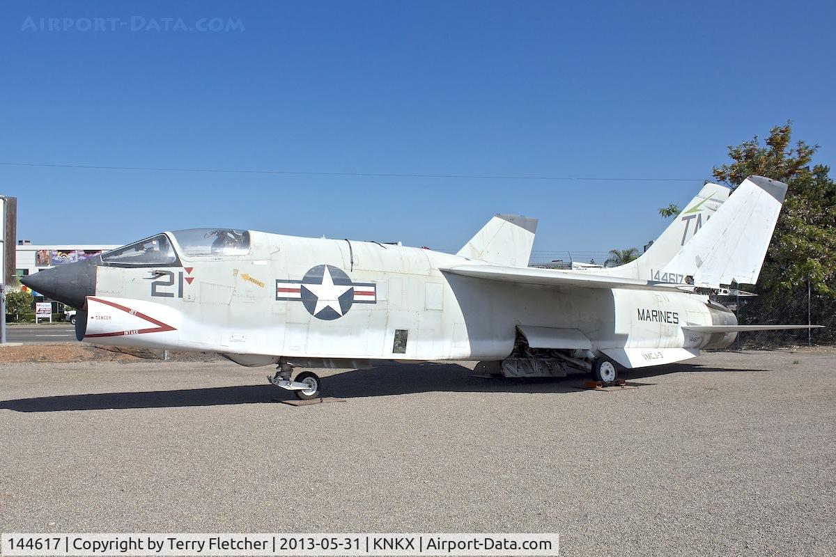 144617, Vought RF-8A Crusader C/N 5533, Displayed at the Flying Leatherneck Aviation Museum in San Diego, California