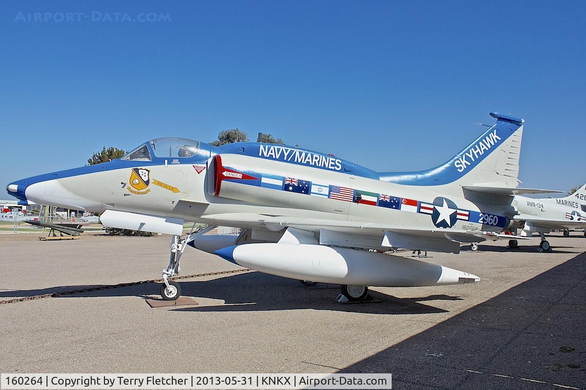 160264, Douglas A-4M Skyhawk C/N 14607, Displayed at the Flying Leatherneck Aviation Museum in San Diego, California